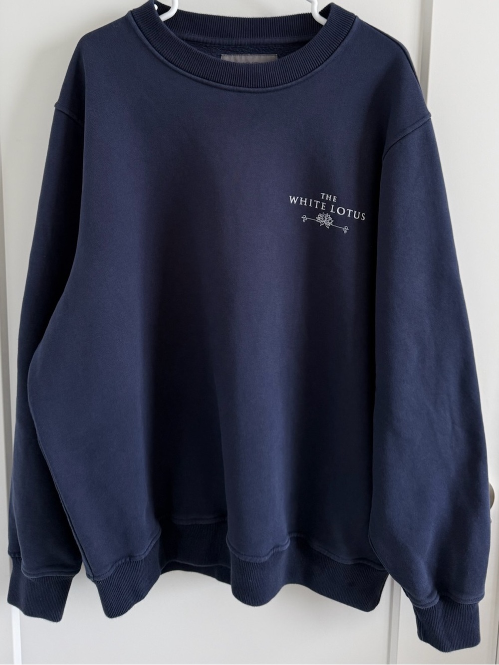 Abercrombie & Fitch Navy White Lotus Sweater